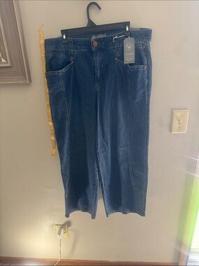 Wit & Wisdom Indigo Wide Leg Jeans